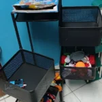 【24H MY Delivery】【Big promotion】Rotating Trolley Rack Kitchen Rack Rotating Rack Spice Rack Storage Rack Bathroom Rack Shelf Ikea Rack photo review