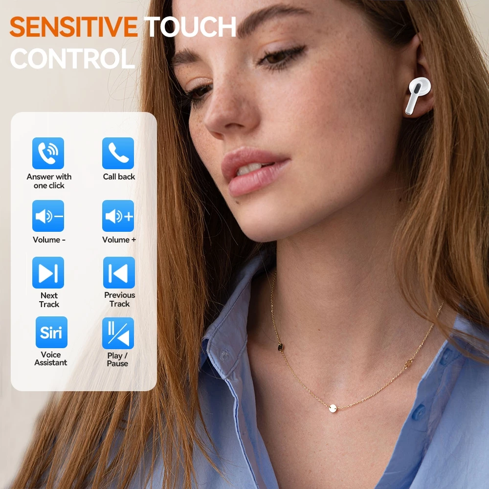 【24H MY Delivery】【Big promotion】Noise Reduction Bluetooth 5.3 Headphones With Built-In Microphone - Image 4