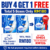 Buy 4 Get 1 Free — 5 Boxes Total