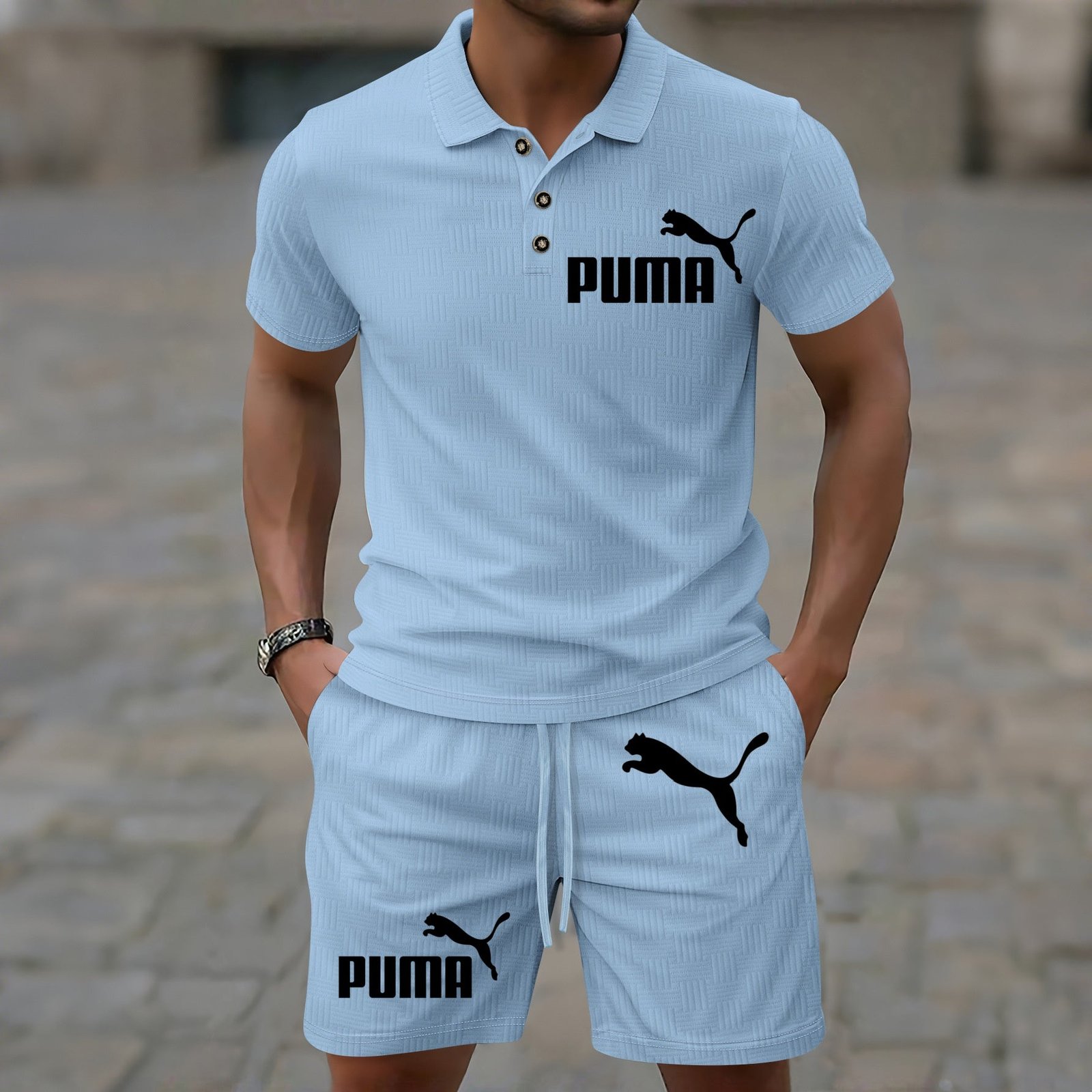 PUMA 2-Piece Casual Shorts Set