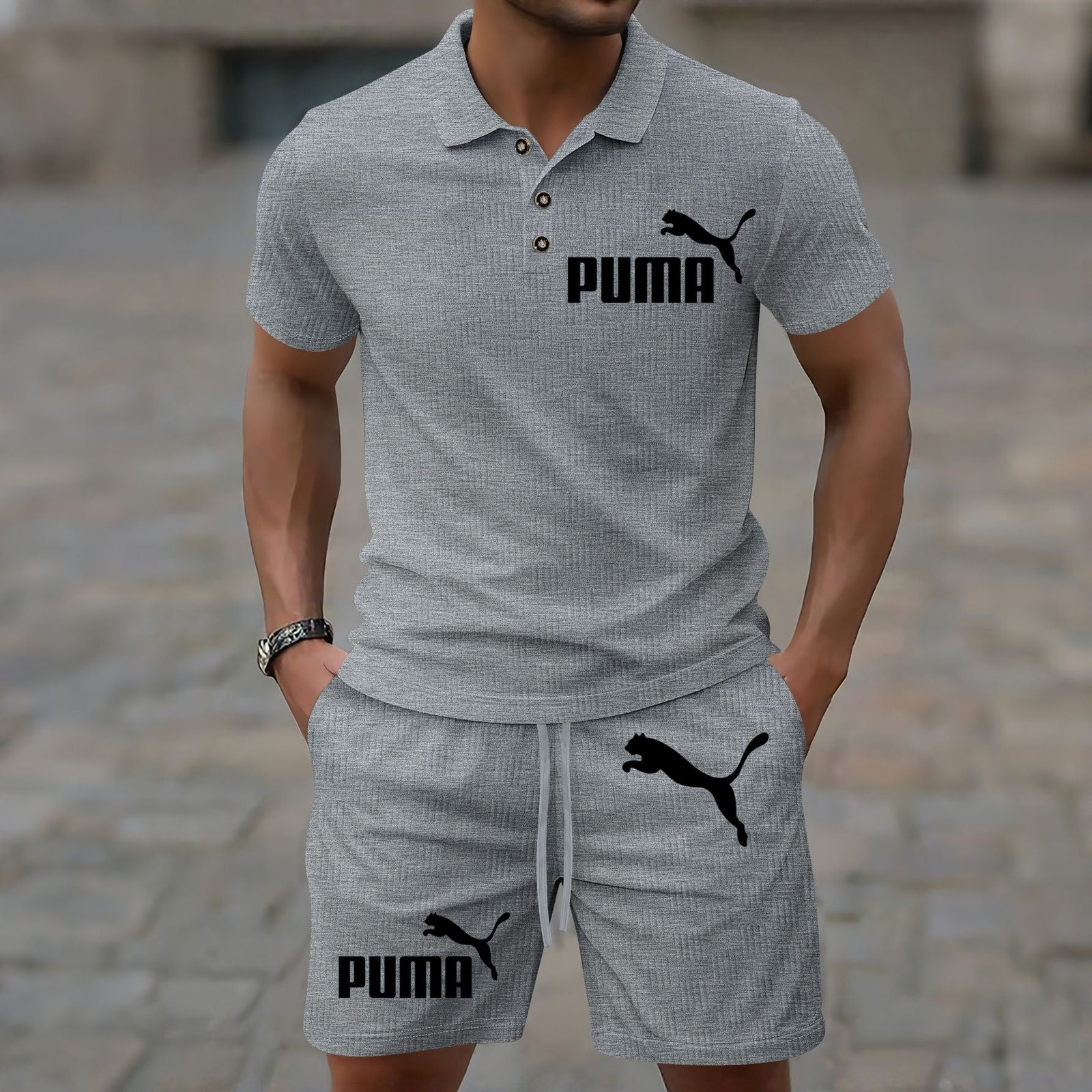 PUMA 2-Piece Casual Shorts Set - Image 2