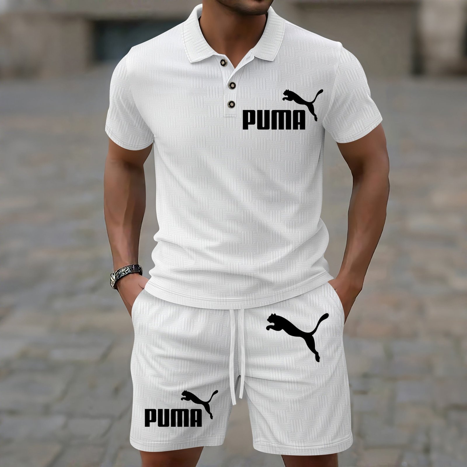 PUMA 2-Piece Casual Shorts Set - Image 3