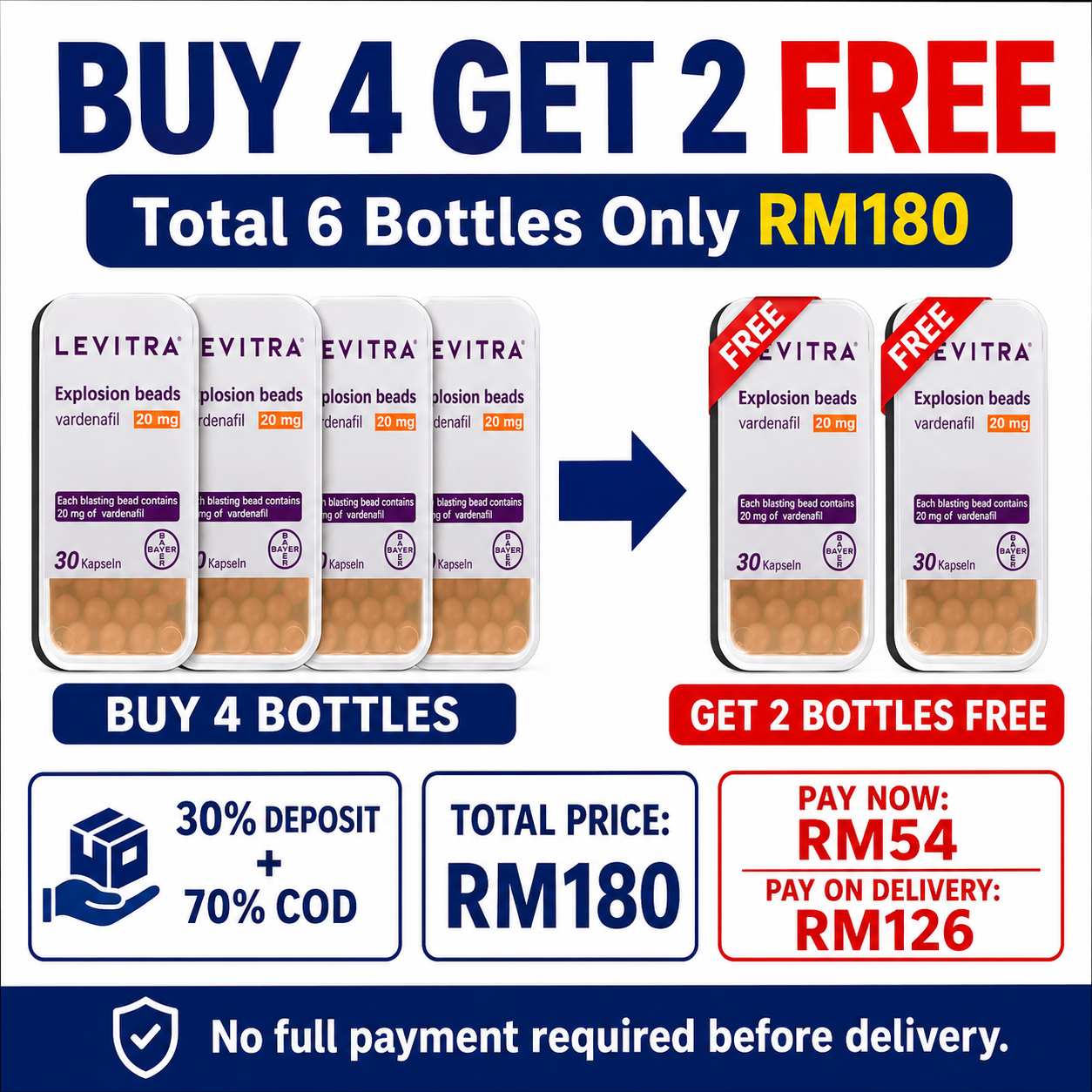 【Secure Deposit COD】【Buy 2 Get 1 Free】✅ takes effect quickly ✅ efficacy ✅ stable without side effects(30 pills per box) - Image 4