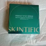 【24H MY Delivery】【Buy 1 Get 1 Free】SKINTIFIC Perfect Stay Serum Matte Cushion Foundation SPF50 PA++++ photo review