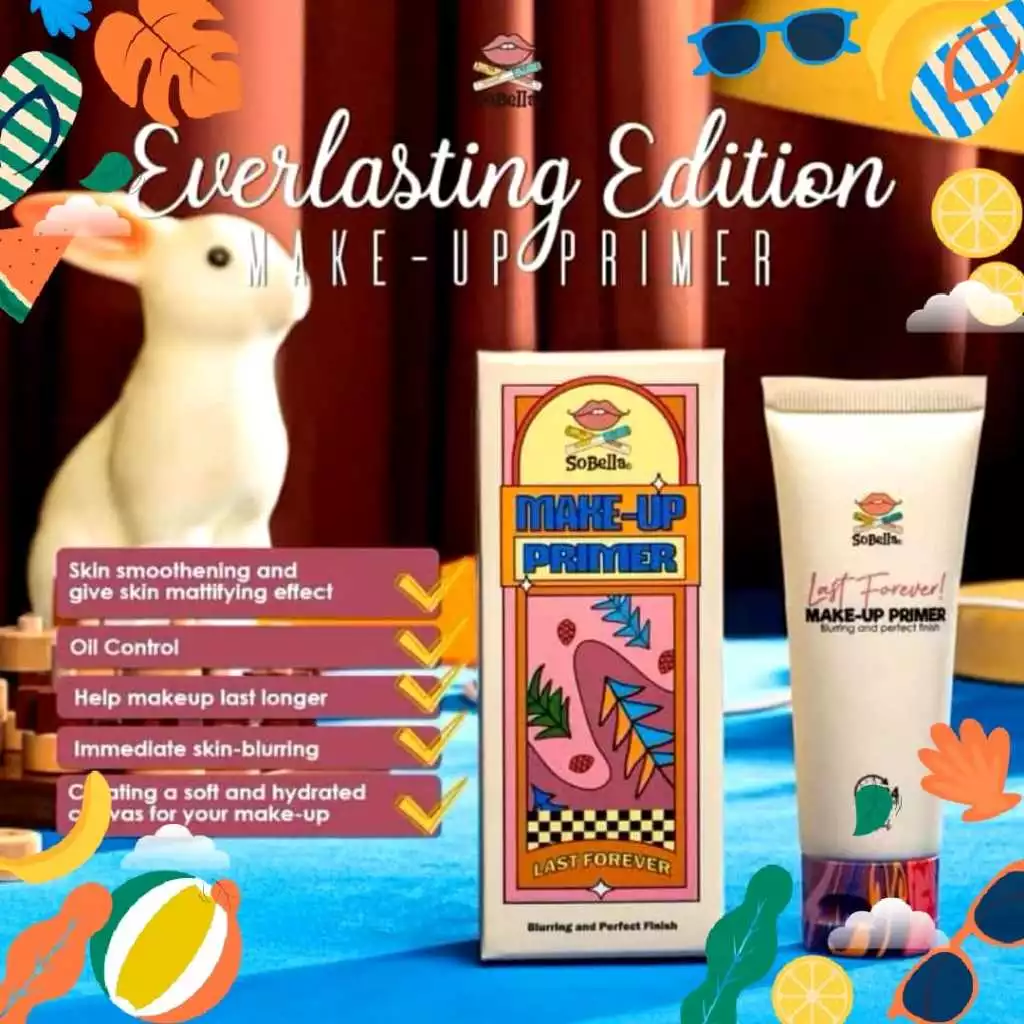 【Limited-time offer: Buy one get two free】Sobella Make Up Primer 30g | Original High Quality - Image 4