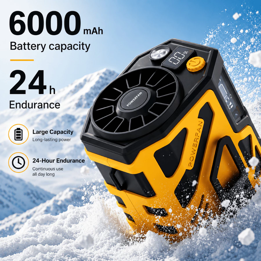 【24H MY Delivery】【Big promotion】ChillBuds Portable Waist Fan – Hands-Free Cooling Fan for Outdoor, Travel & Hiking - Image 5