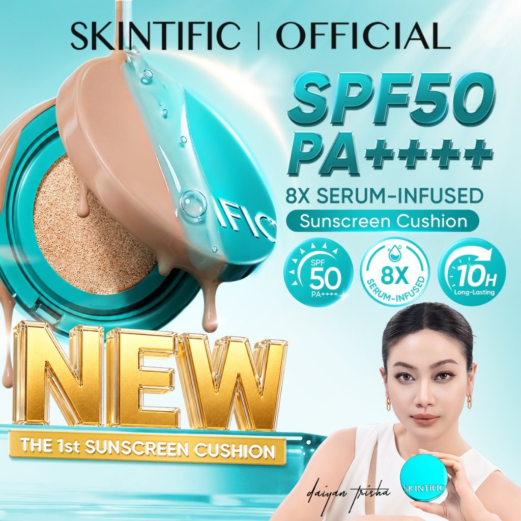 【24H MY Delivery】【Buy 1 Get 1 Free】SKINTIFIC Perfect Stay Serum Matte Cushion Foundation SPF50 PA++++ - Image 2