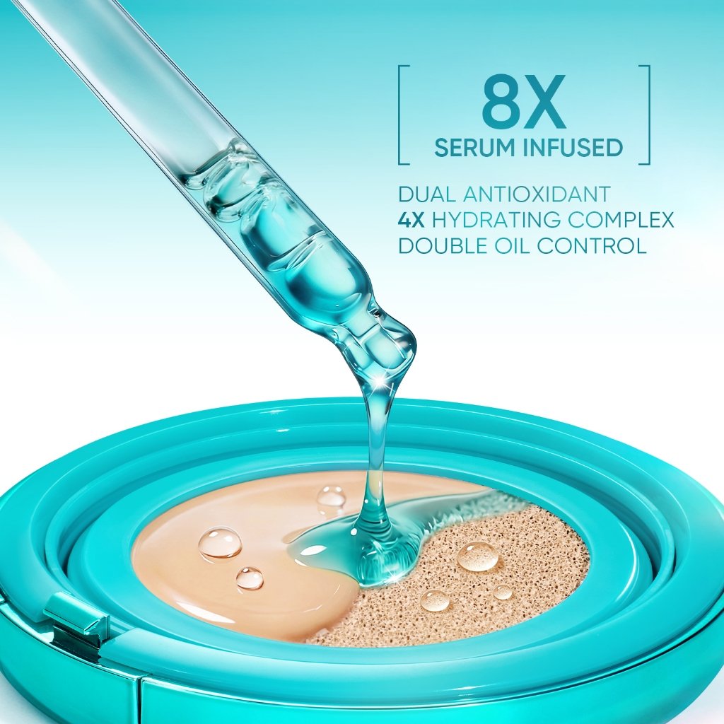 【24H MY Delivery】【Buy 1 Get 1 Free】SKINTIFIC Perfect Stay Serum Matte Cushion Foundation SPF50 PA++++ - Image 6