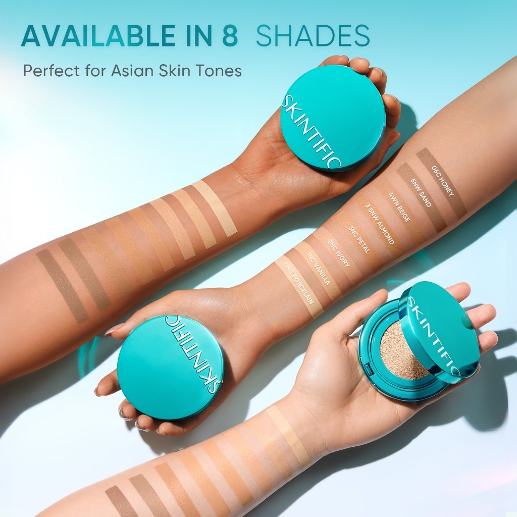 【24H MY Delivery】【Buy 1 Get 1 Free】SKINTIFIC Perfect Stay Serum Matte Cushion Foundation SPF50 PA++++ - Image 8