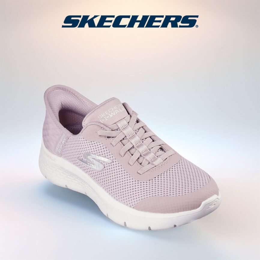 【Limited-Time Offer • Ships from Malaysia】Skechers Women Slip-ins GOwalk Flex Grand Entry Walking Shoes - Air-Cooled Memory Foam Sneaker, Casual